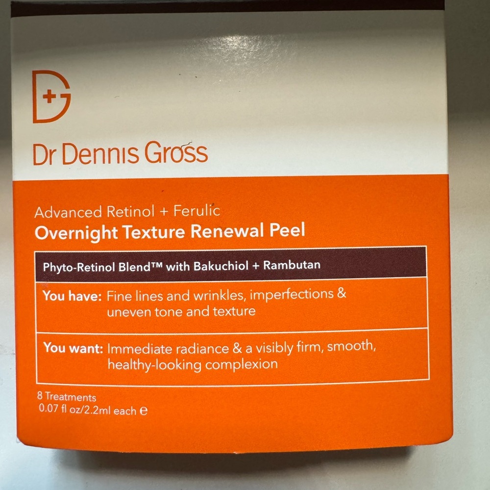 Dr. Dennis Gross Advanced Retinol + Ferulic Overnight Texture Renewal Peel